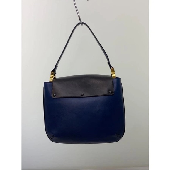 Chloe Black and Navy Shoulder Bag - Picture 3 of 8